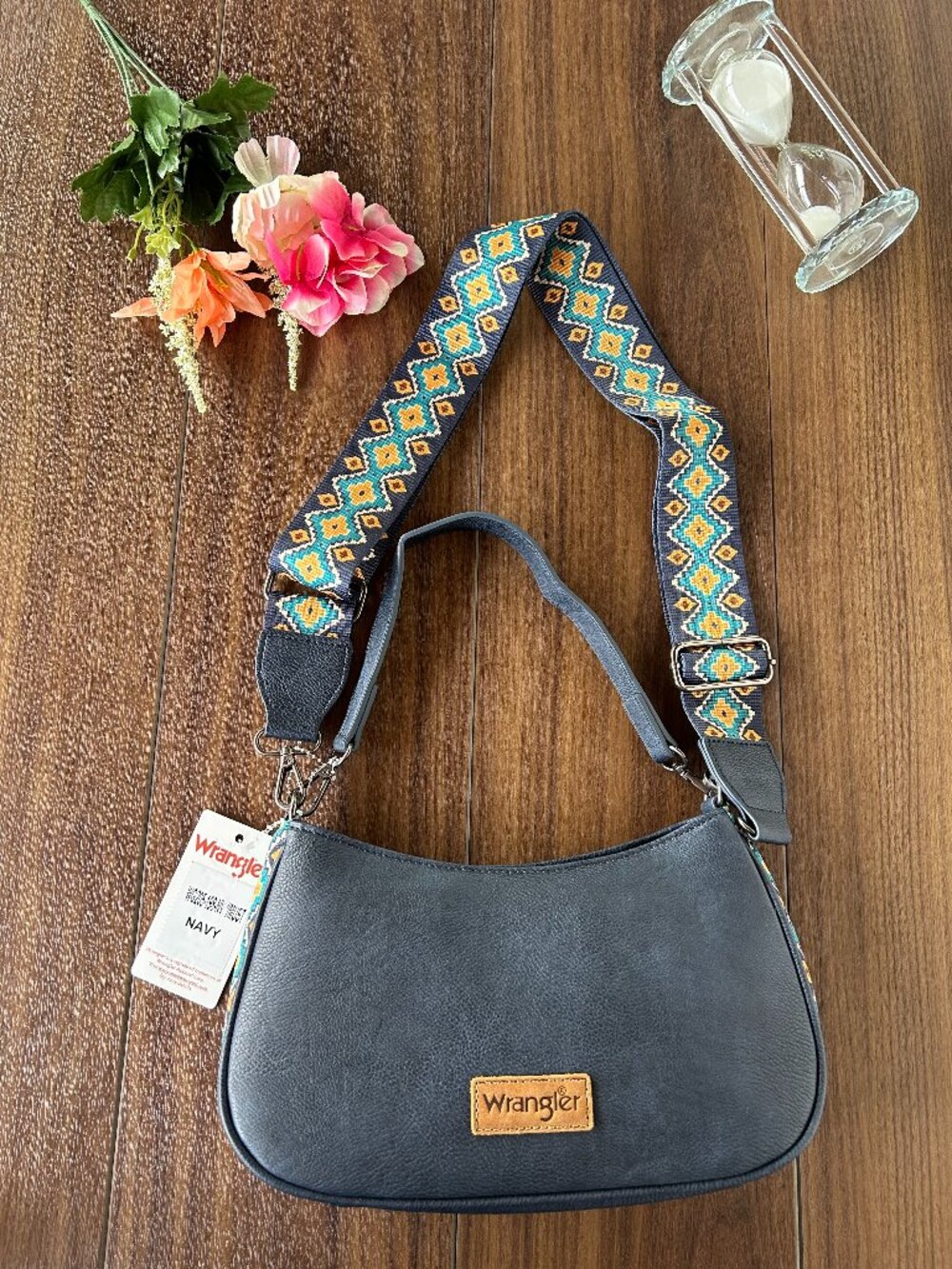 Wrangler Western Shoulder Bag for Women Small Purse Aztec Hobo Bag HandBag
